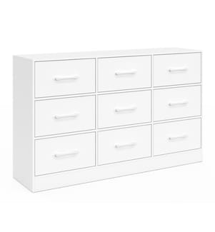 Uma 9-drawer chest - White
