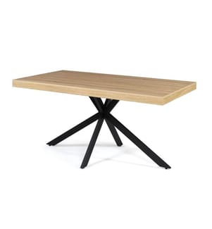 Brixton Dining Table 160 x 90 x 75 cm - Black