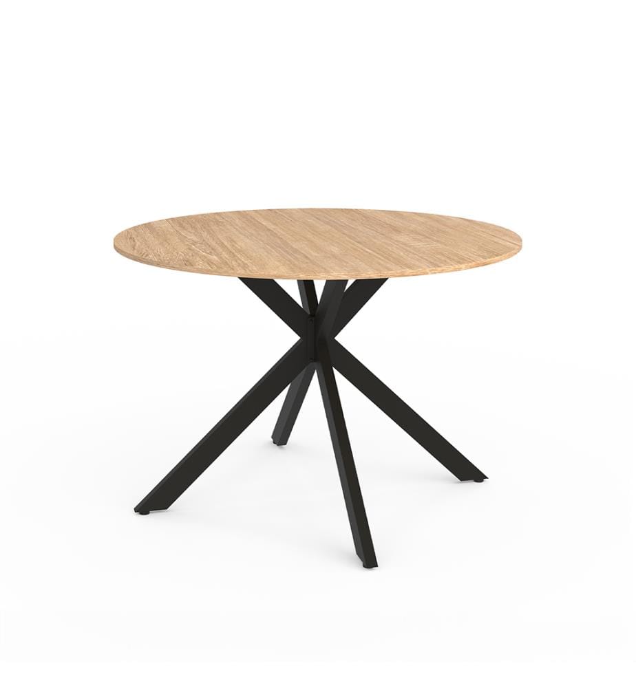 Soline Extendable Dining Table 110-150 cm - Black