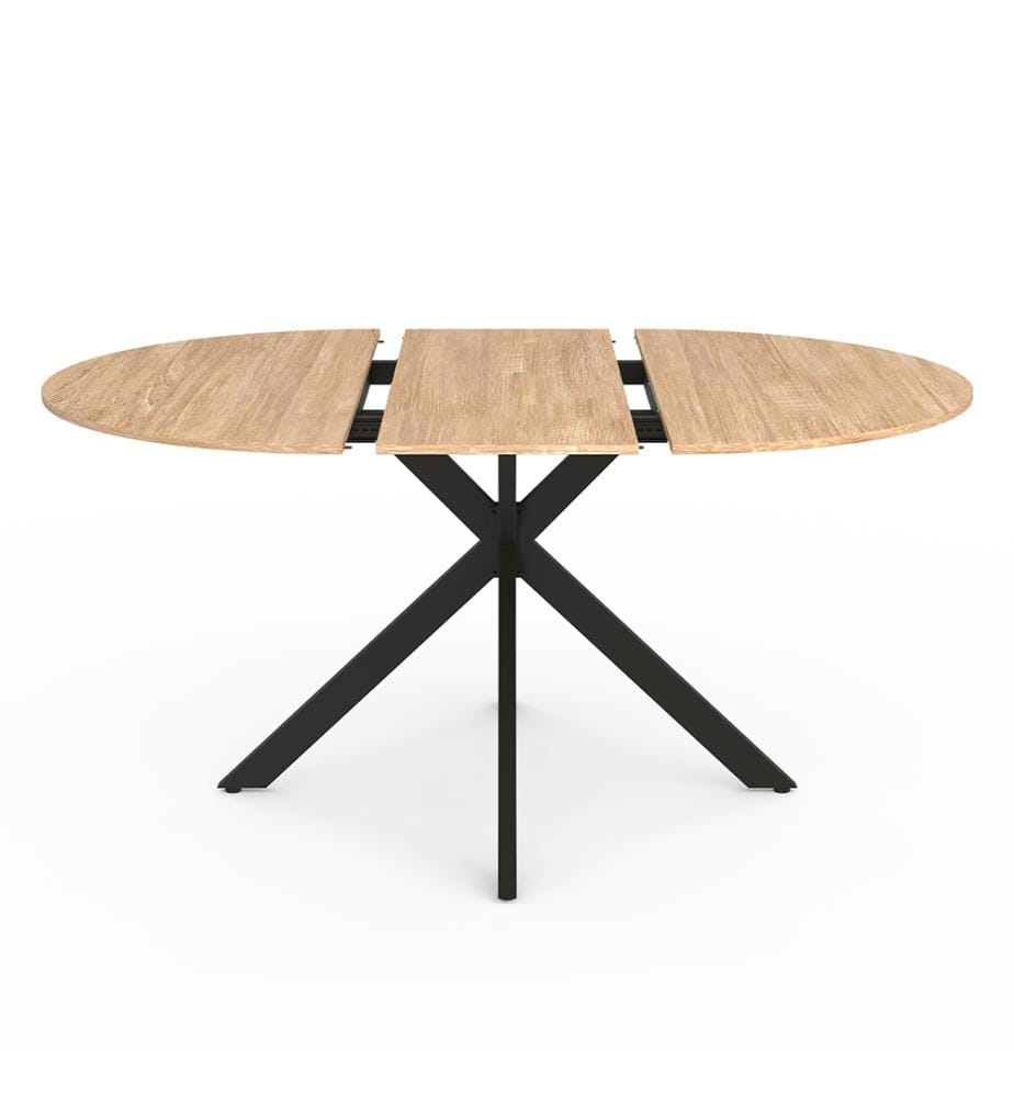 Soline Extendable Dining Table 110-150 cm - Black