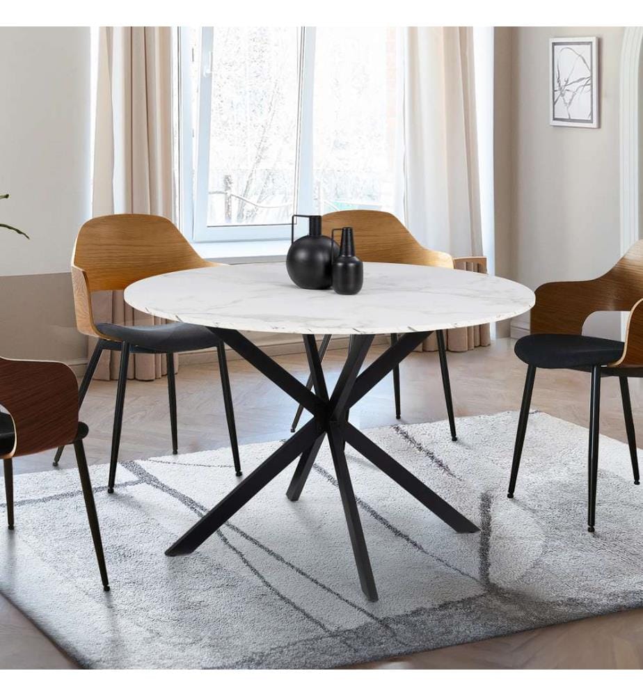 Soline Dining Table 110 cm - Black