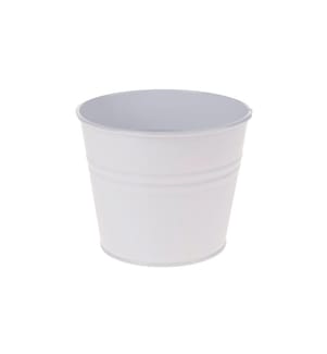 OPIFLOR - Pot en zinc Jan 12 x 10 cm, Blanc
