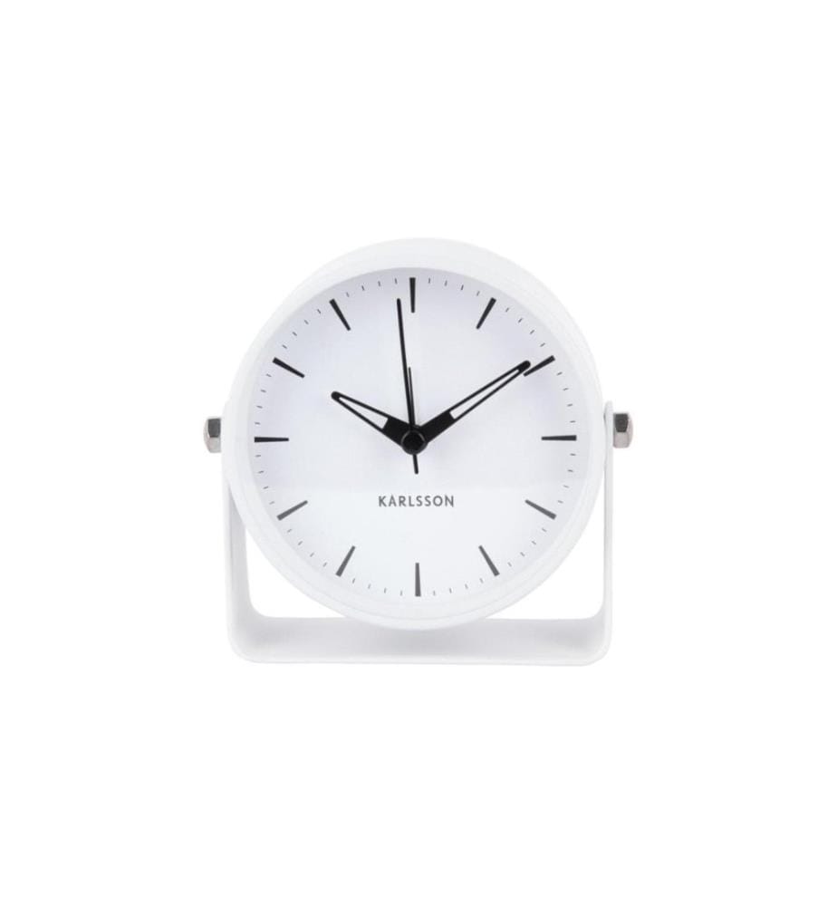 KARLSSON - Réveil classique Calm Blanc
