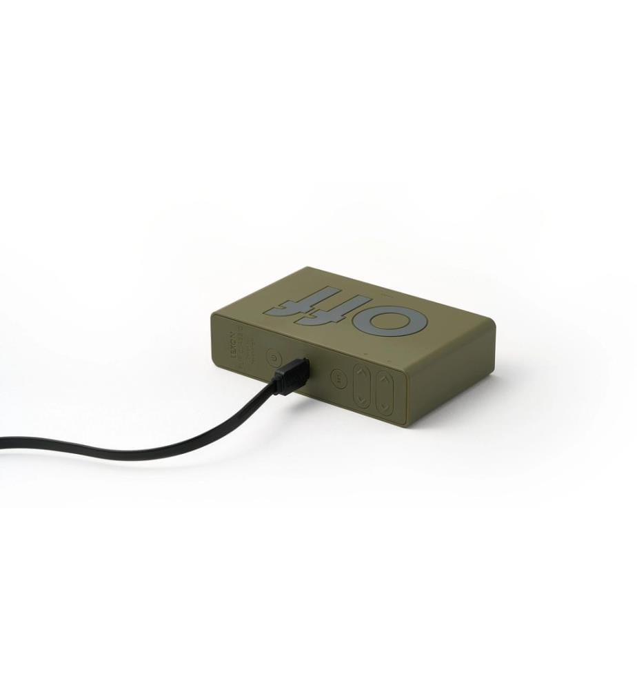 Lexon - Digitalwecker Flip Classic Khaki