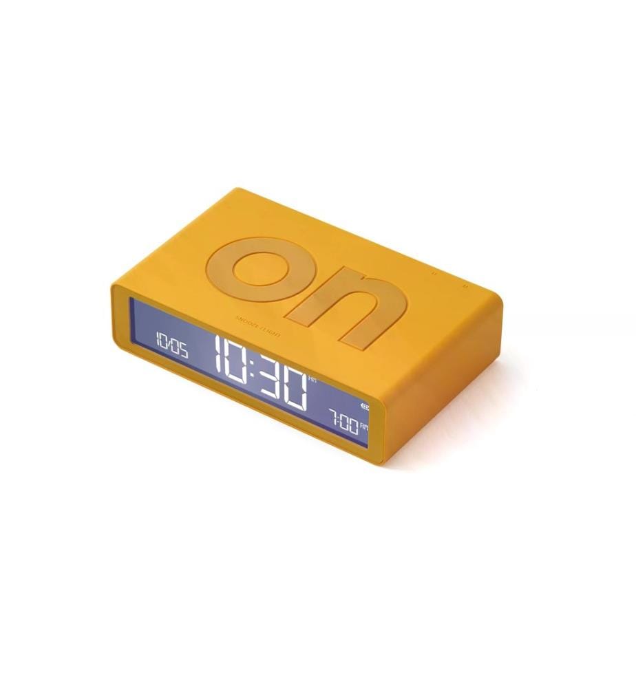 Lexon - Digitalwecker Flip Classic Gelb