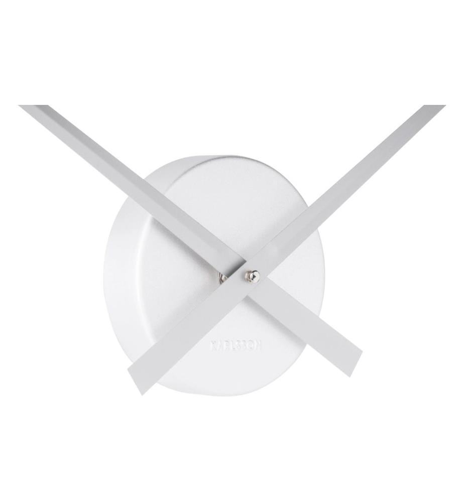 KARLSSON - Wanduhr Little Big Time 44 cm, Silber