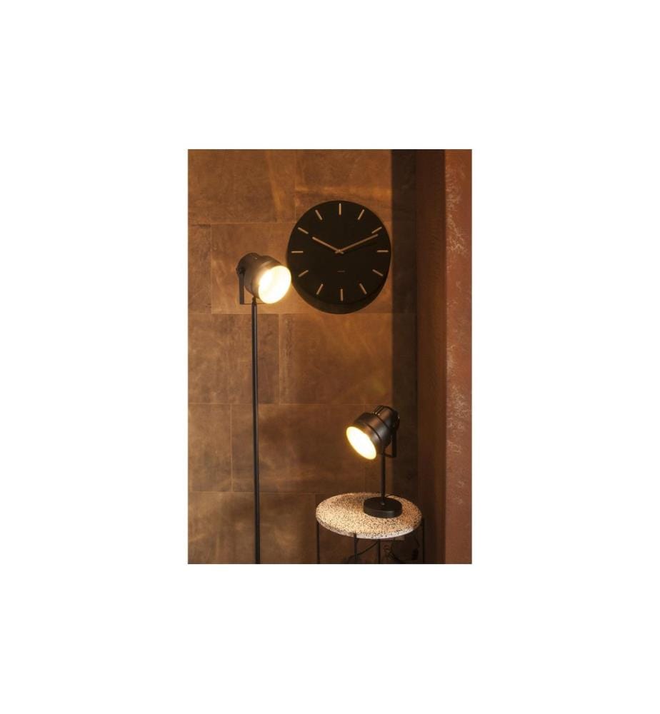 KARLSSON - Wanduhr Charm 45 cm, Schwarz