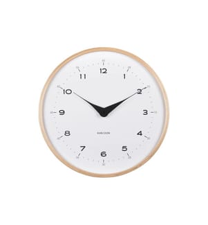 KARLSSON - Wanduhr Osado Dome 30 cm, Weiss