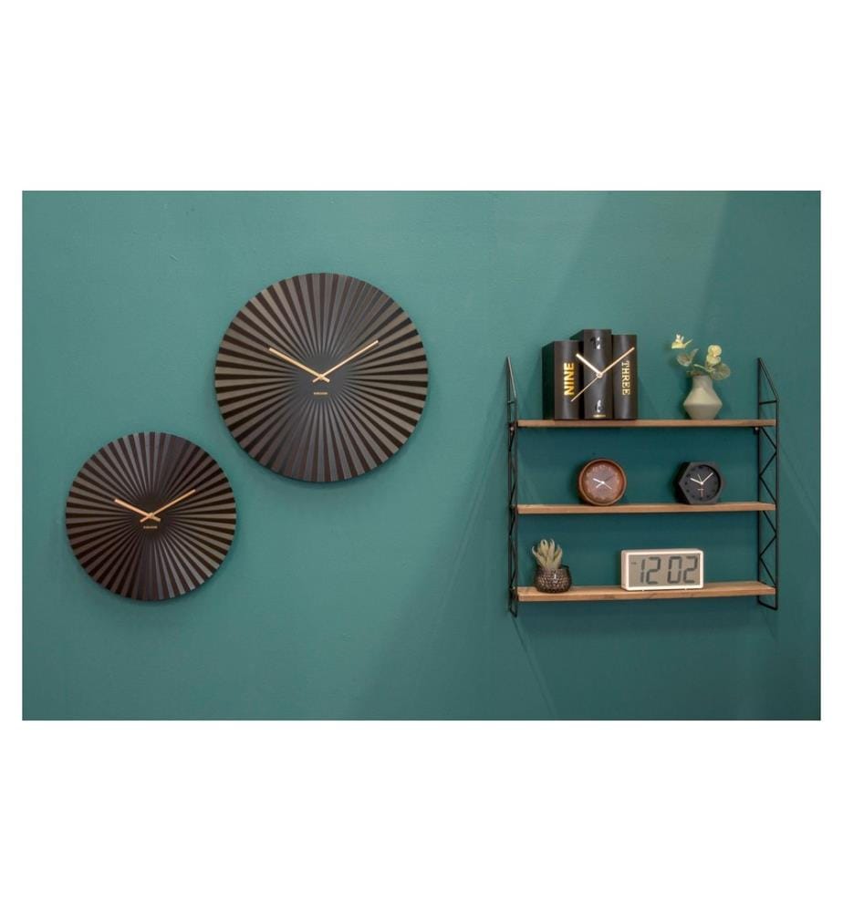 KARLSSON - Horloge murale Sensu XL 50 cm, Noir