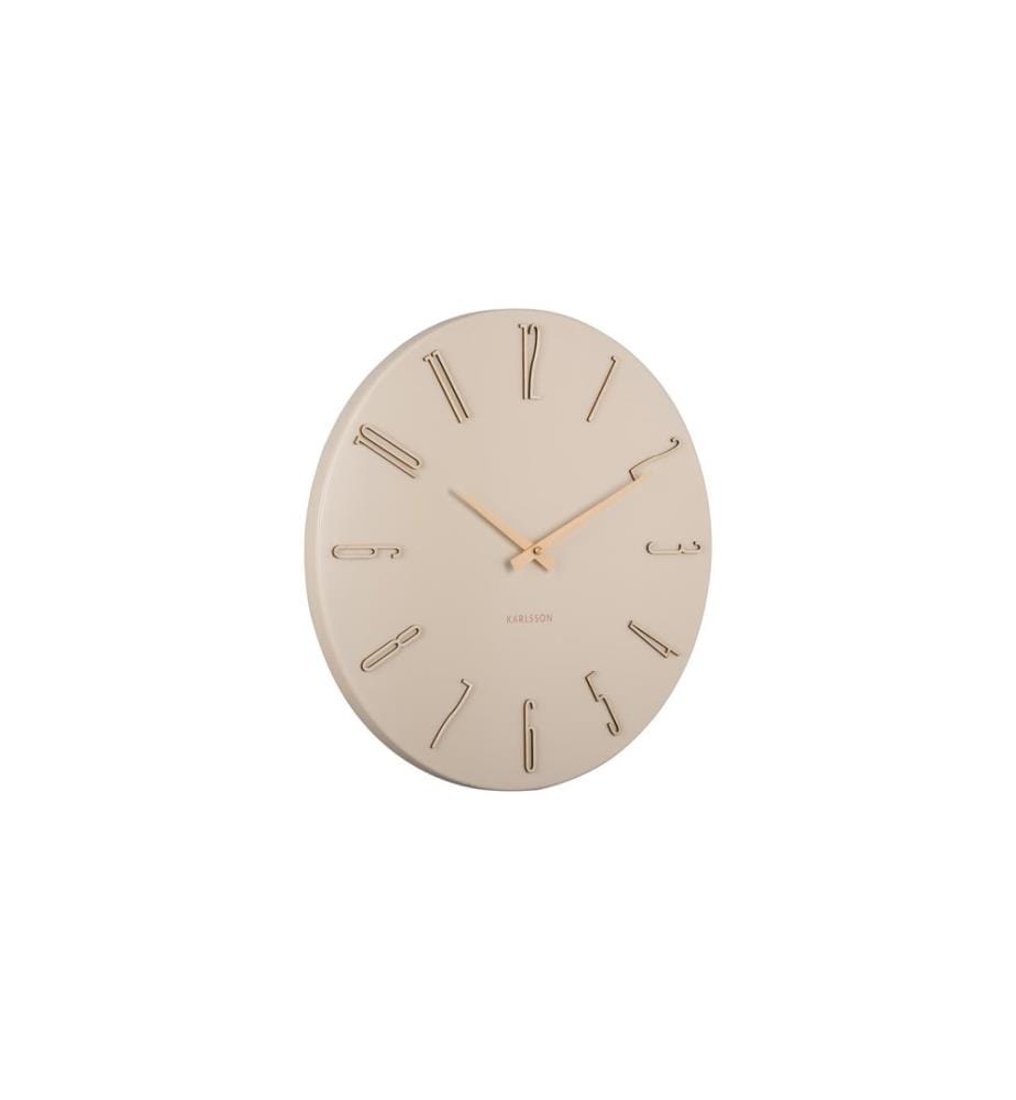 KARLSSON - Wanduhr Esmerado 40 cm, Off White