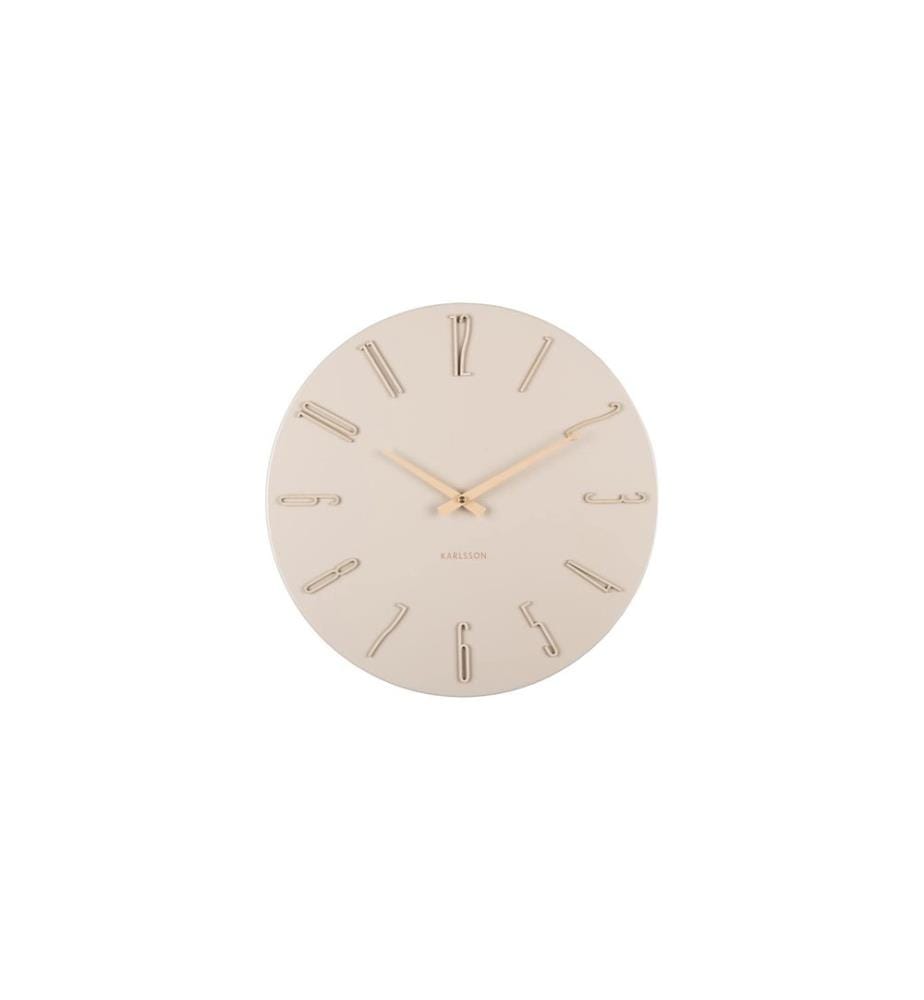 KARLSSON - Wanduhr Esmerado 40 cm, Off White