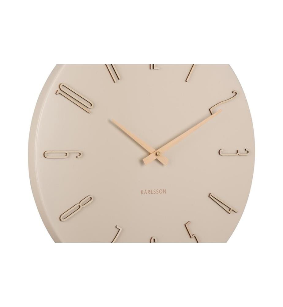 KARLSSON - Wanduhr Esmerado 40 cm, Off White