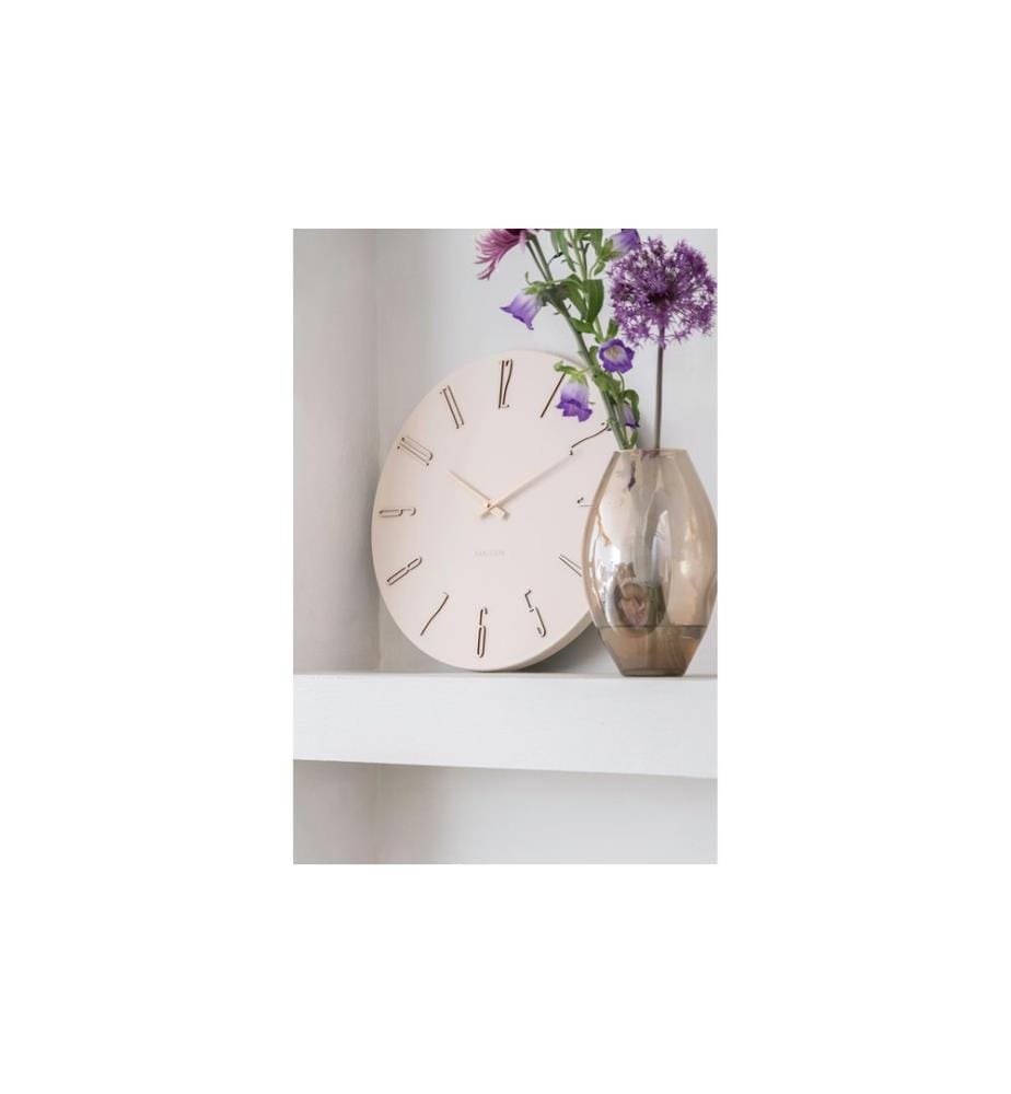 KARLSSON - Wanduhr Esmerado 40 cm, Off White
