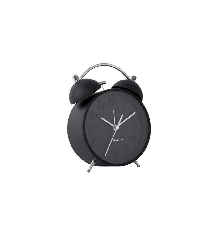 KARLSSON - Réveil classique Iconic Noir mat