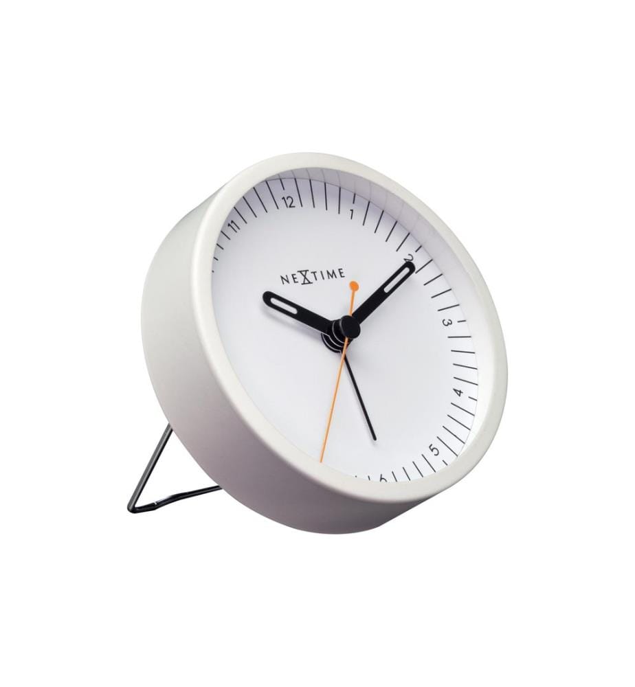 NEXTIME - Réveil classique Small Blanc