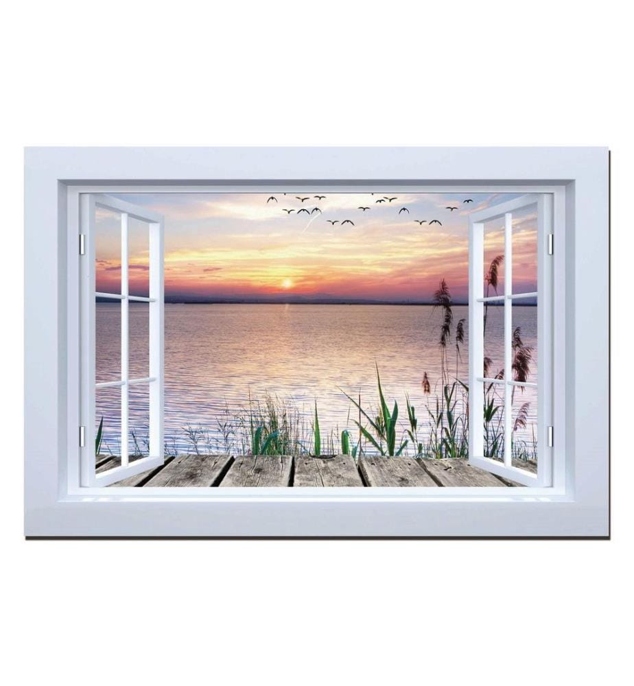 DAMECO - Applique murale à LED Image Fenêtre sur ponton