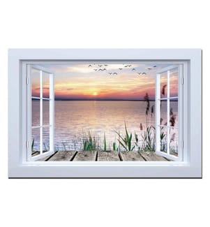 DAMECO - Applique murale à LED Image Fenêtre sur ponton