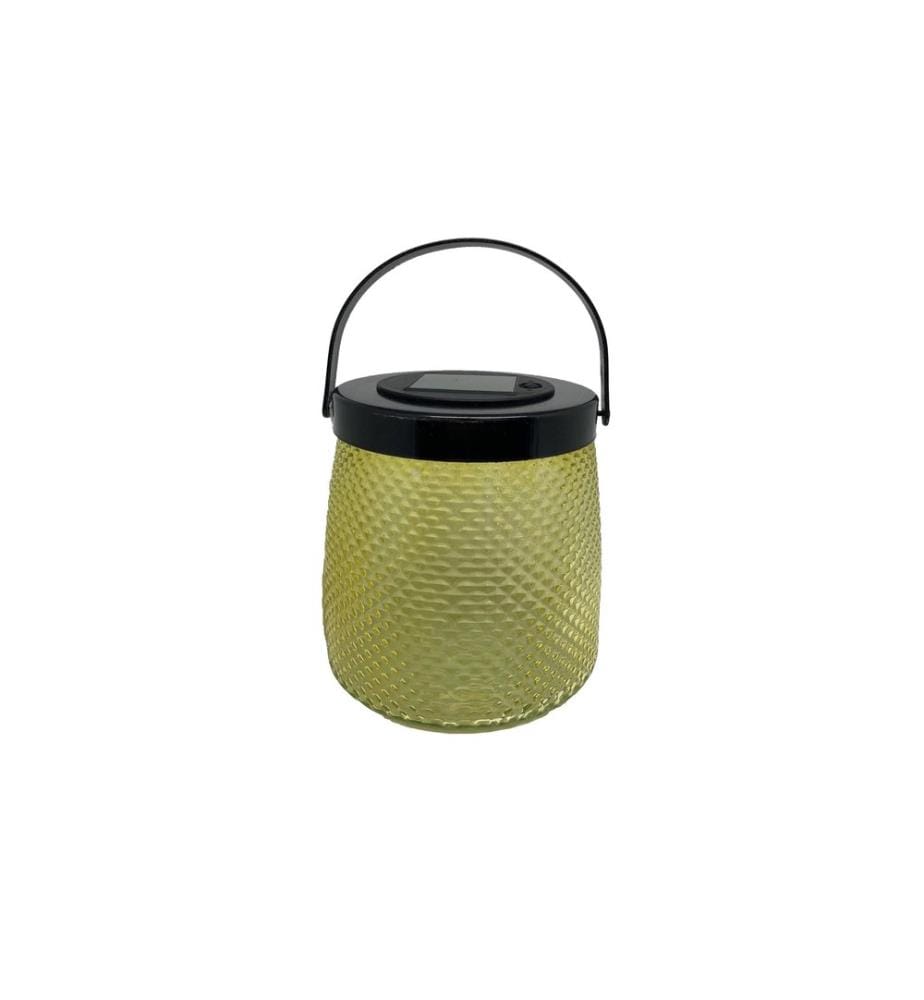 DAMECO - Laterne LED Solar, 15.2 cm, Gelb
