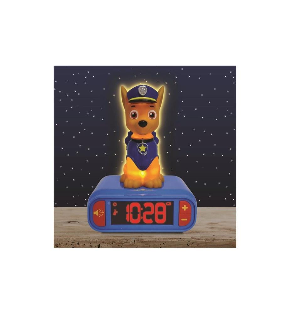 Lexibook - Réveil avec veilleuse Paw Patrol Chase