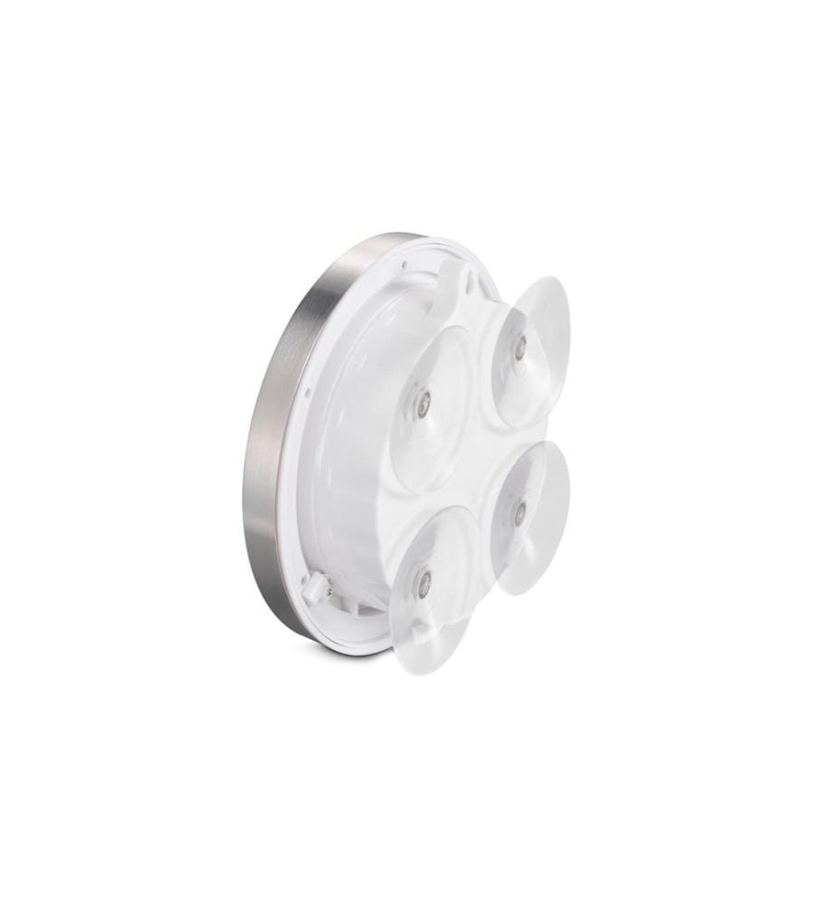 HAMA - Horloge murale Mauritius Ø 17 cm, Argenté/Blanc