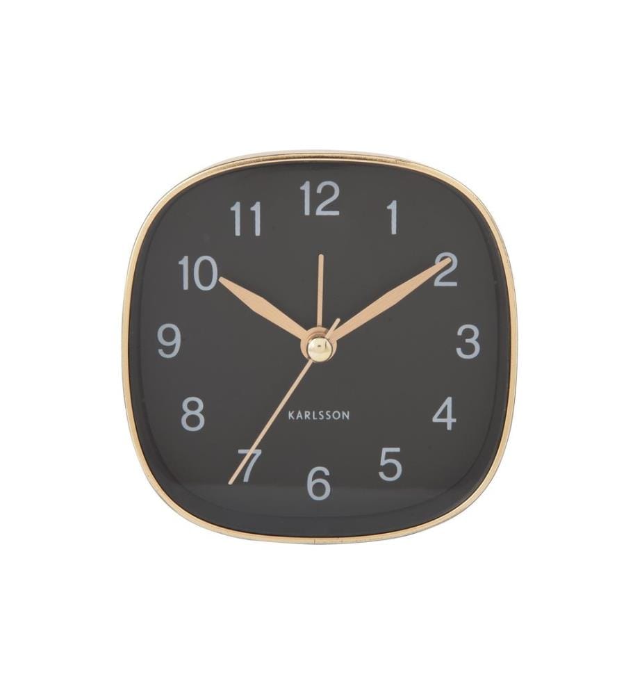 KARLSSON - Réveil classique Travel Square Black