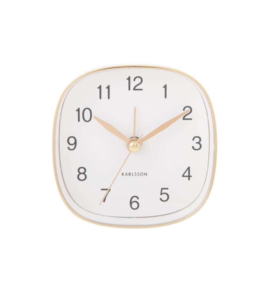 KARLSSON - Réveil classique Travel Square White