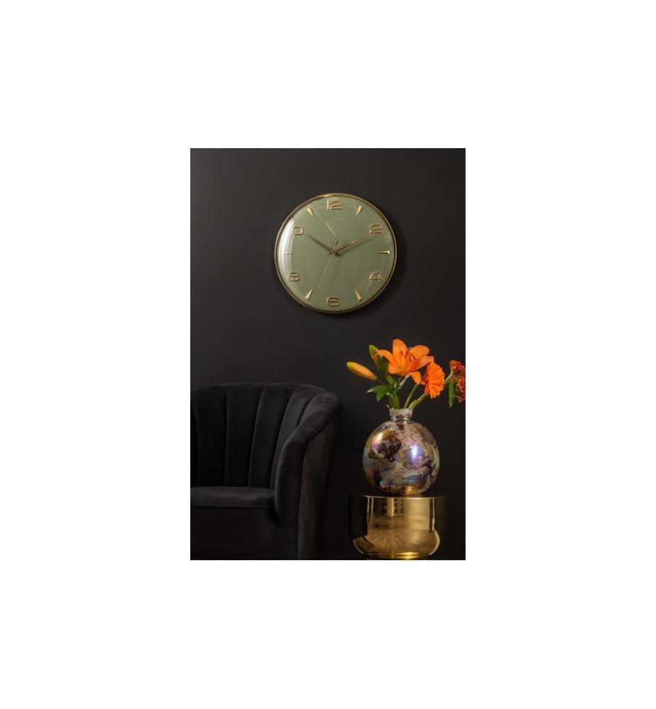 KARLSSON - Wanduhr Sienna Glow Jungle green