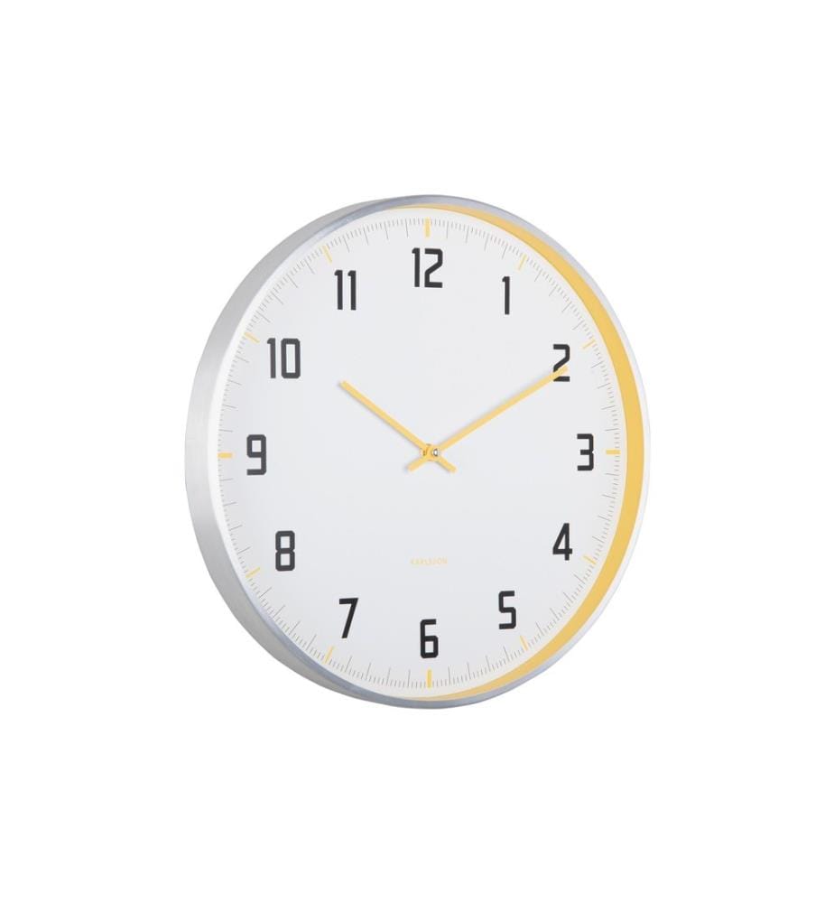 KARLSSON - Wanduhr Sporty Bright yellow