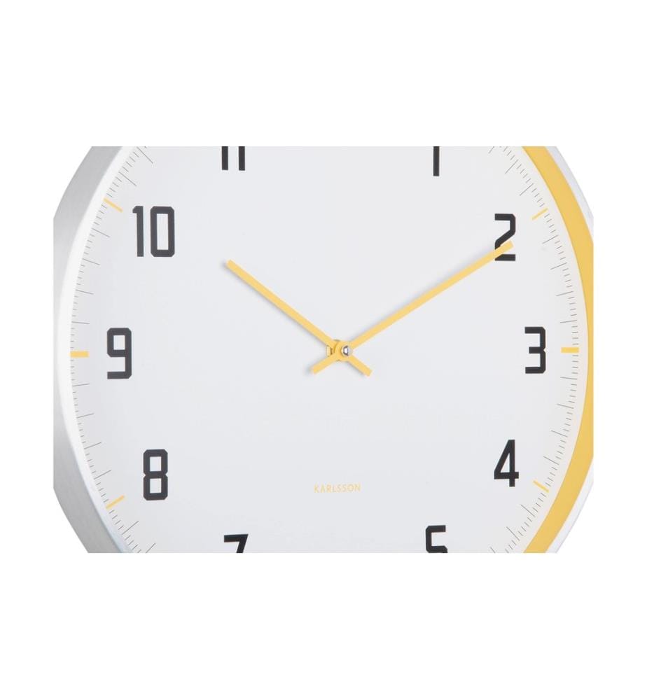 KARLSSON - Wanduhr Sporty Bright yellow