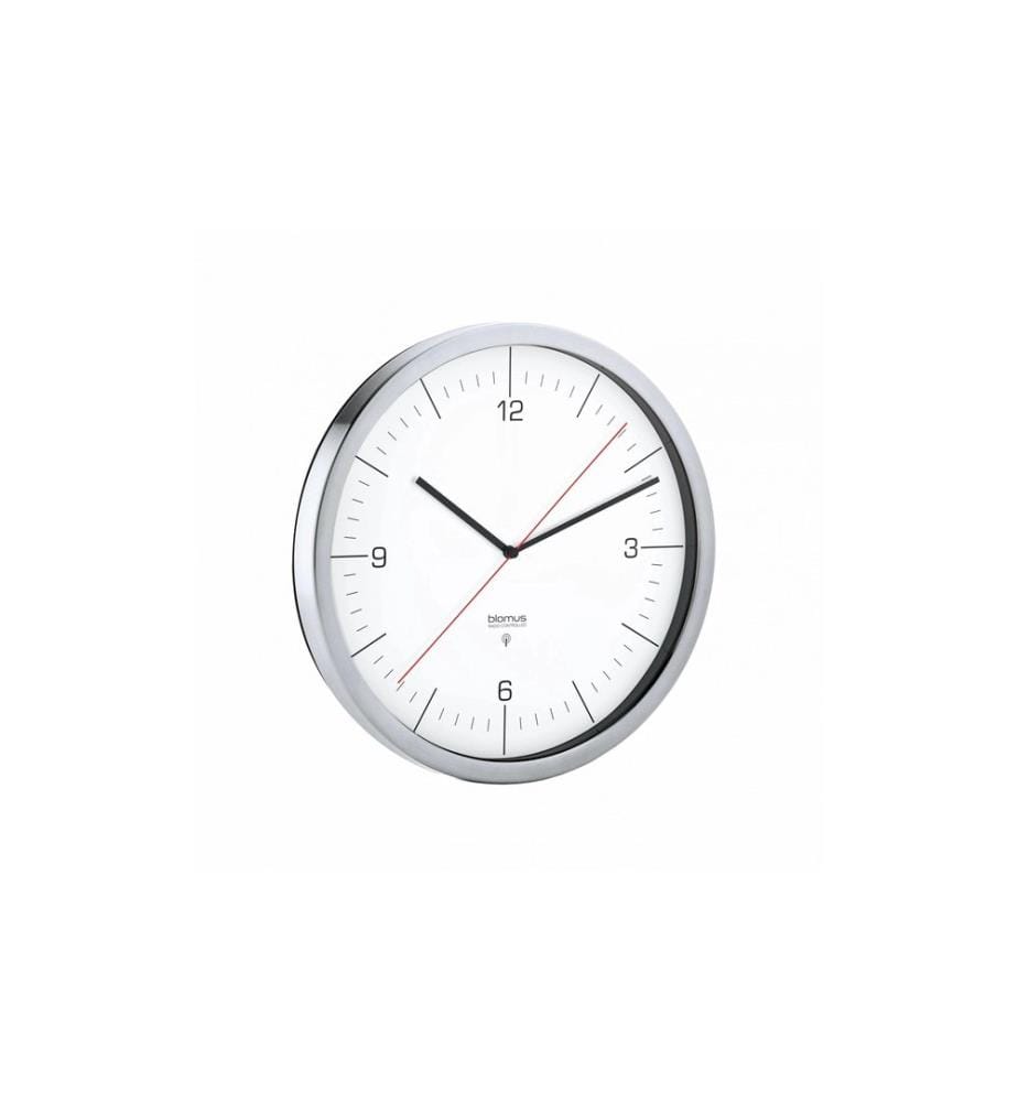 BLOMUS - Funk-Wanduhr Crono L 30.5 cm, Weiss