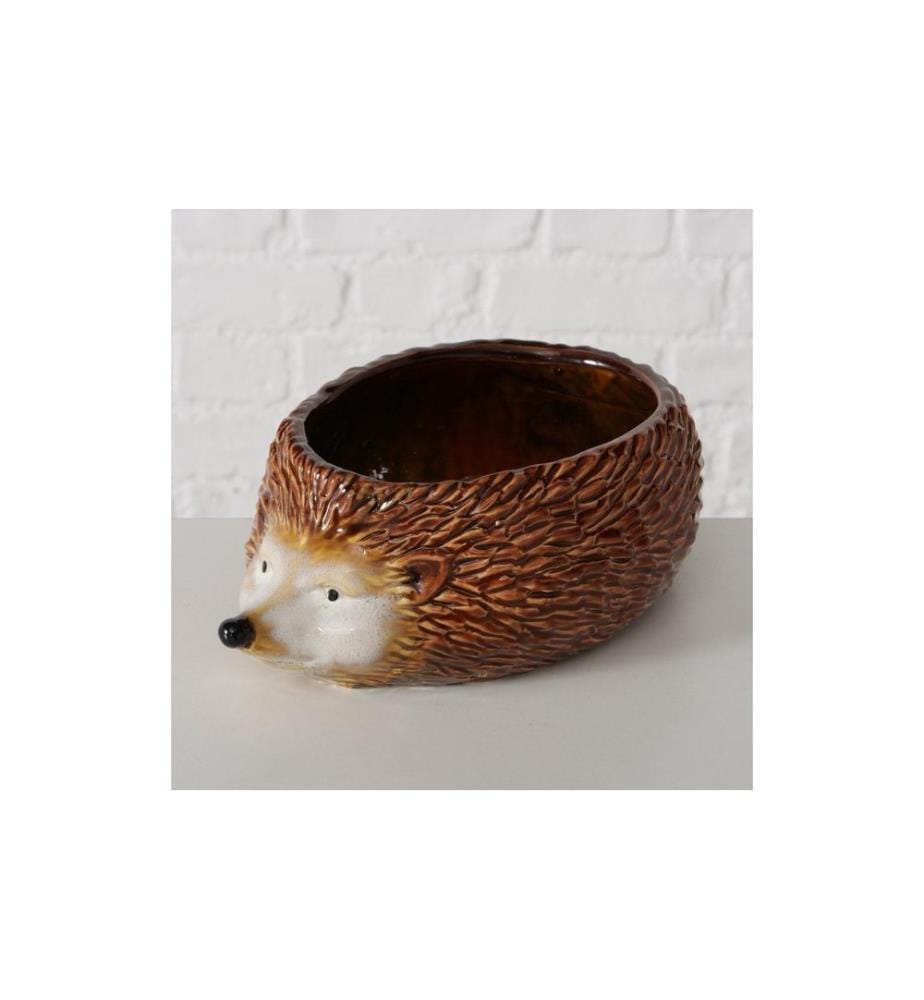 BOLTZE - Dekoschale Igel Hegi Keramik, 20.5 x 14 cm