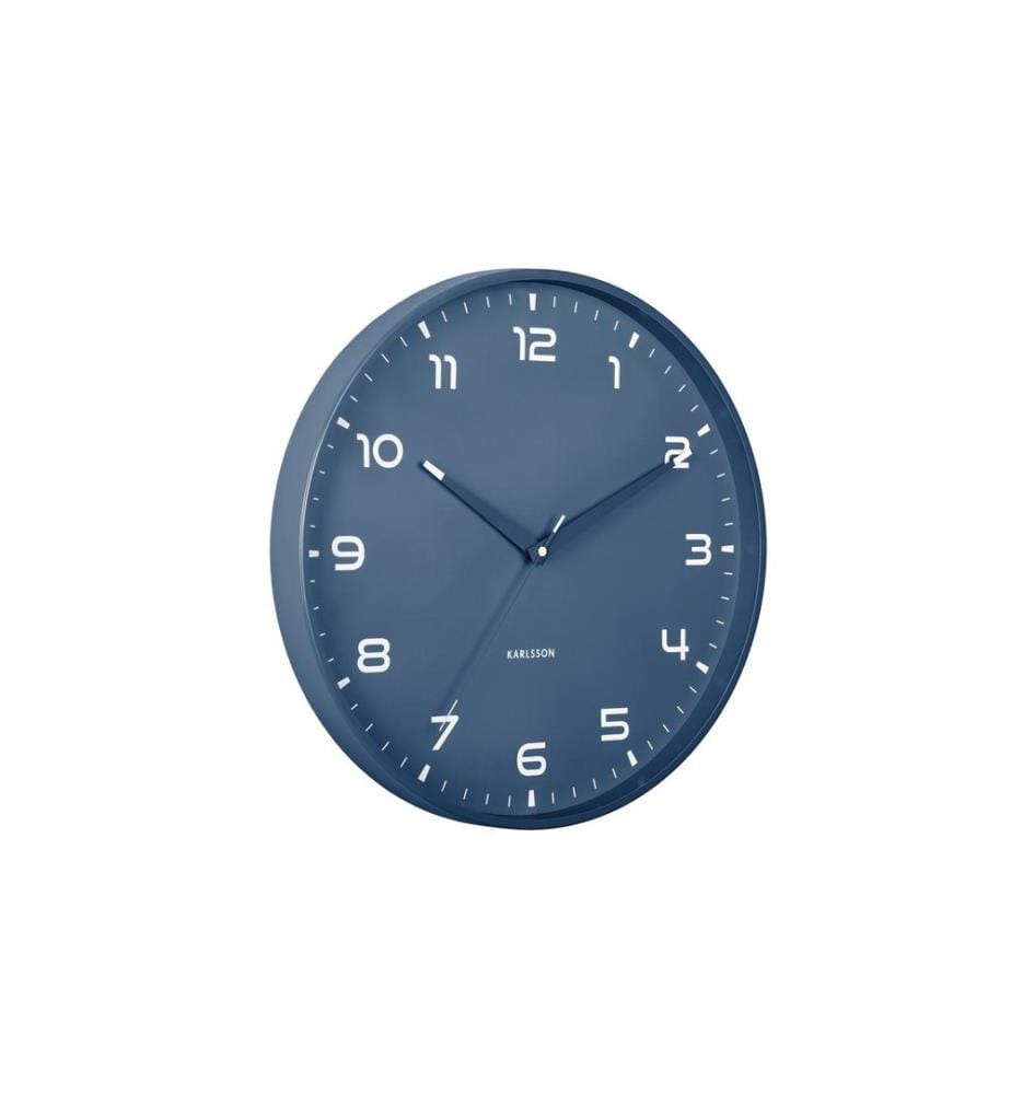 KARLSSON - Horloge murale Orgullo Ø 40 cm, Bleu