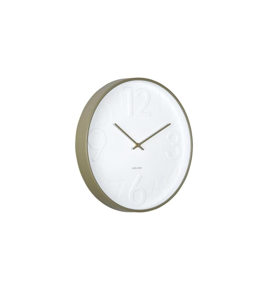 KARLSSON - Horloge murale Ayuno Ø 40 cm, Vert