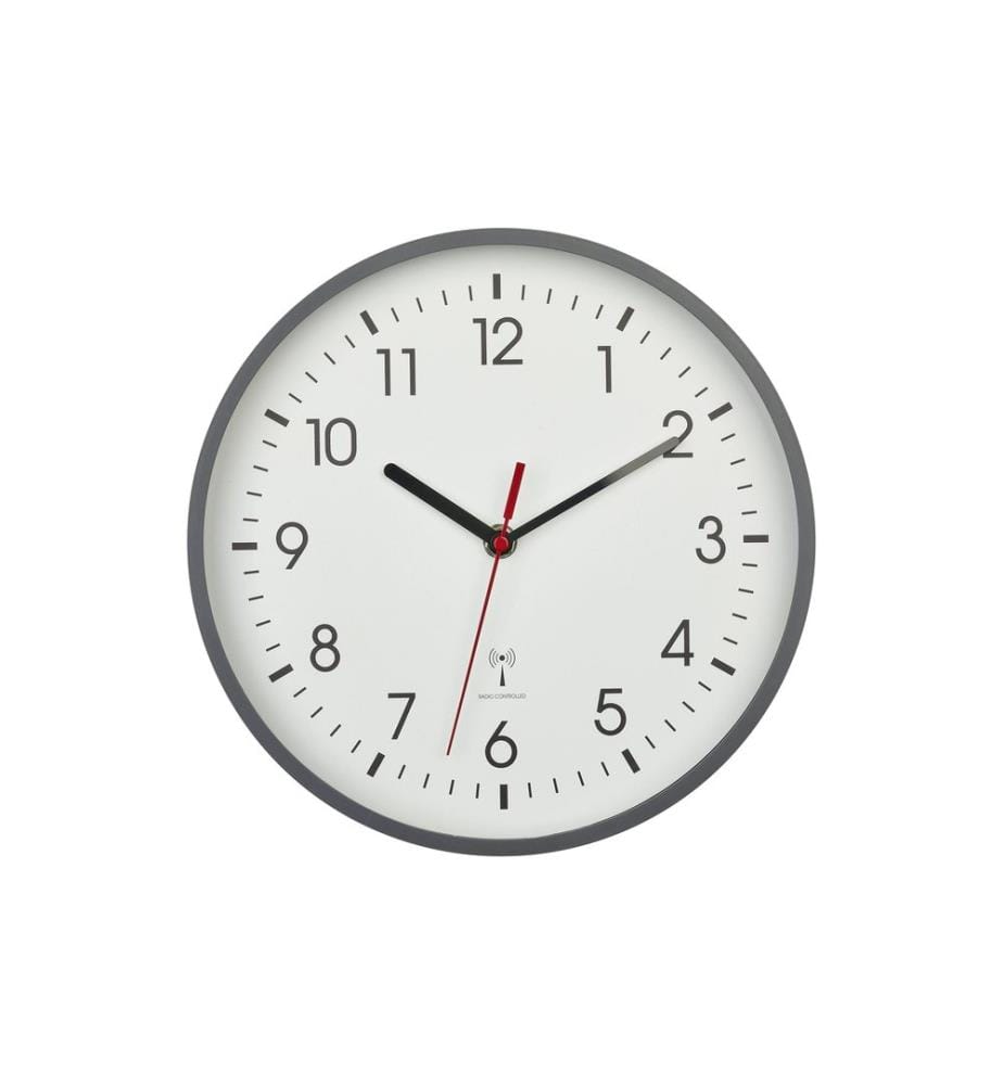 TFA DOSTMANN - Funk-Wanduhr Funk-Wanduhr Grau