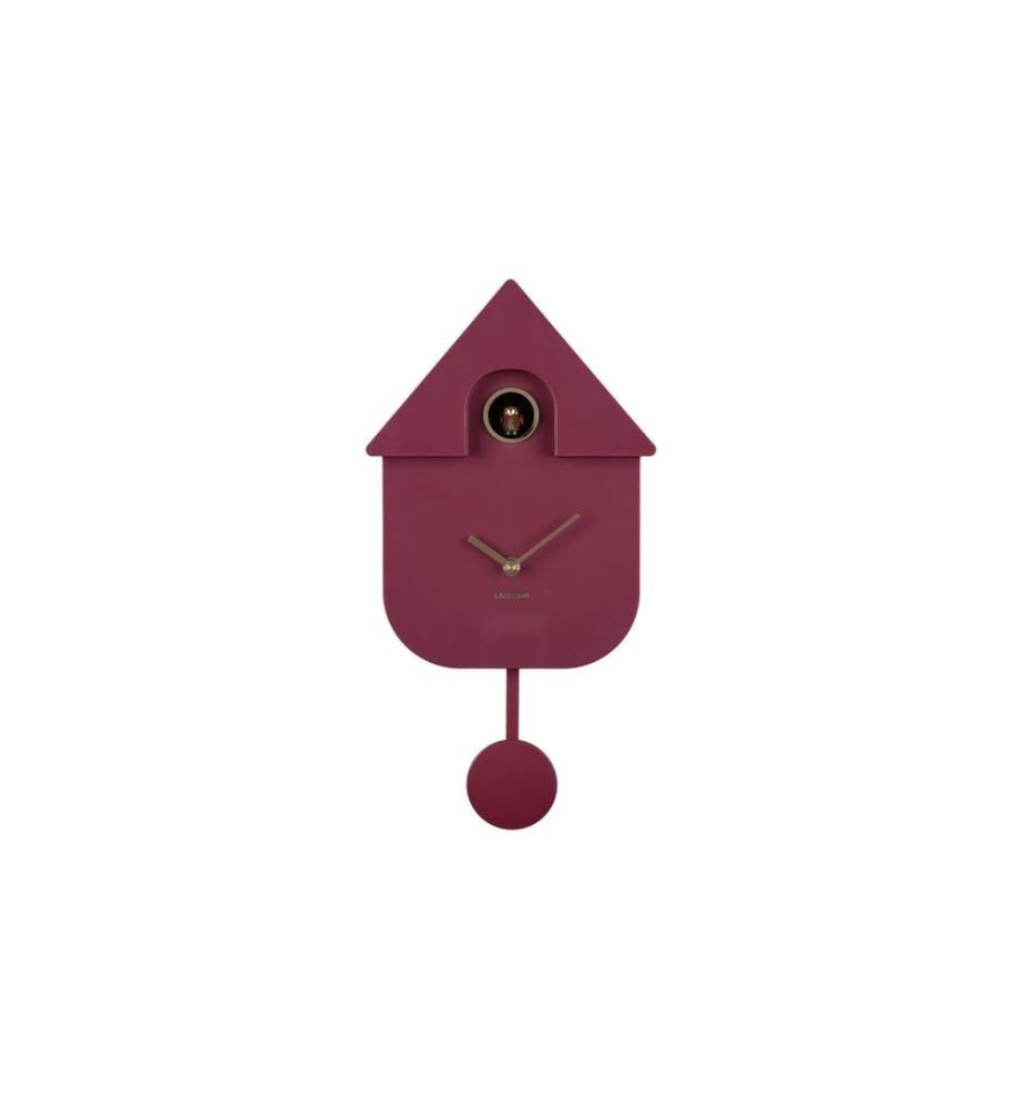KARLSSON - Wanduhr Modern Cuckoo Oro Dark Mauve