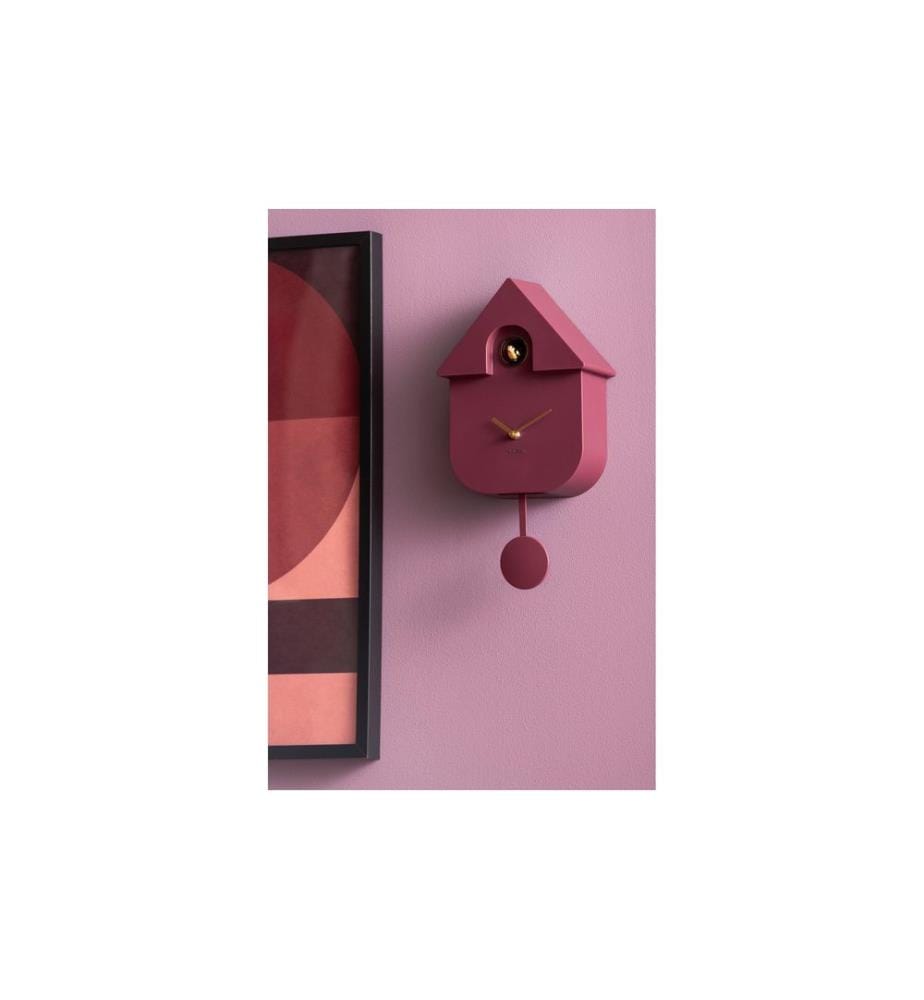 KARLSSON - Wanduhr Modern Cuckoo Oro Dark Mauve