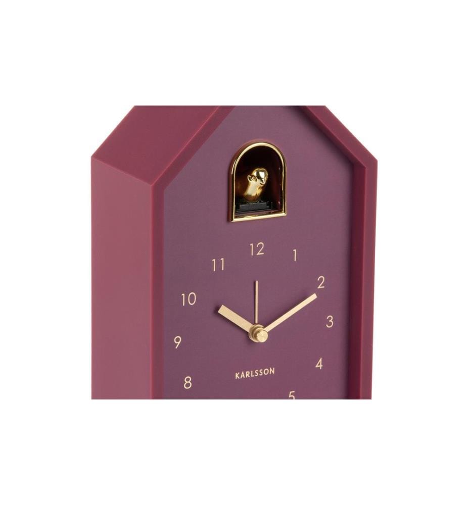 KARLSSON - Réveil Modern Cuckoo Oro Dark Mauve