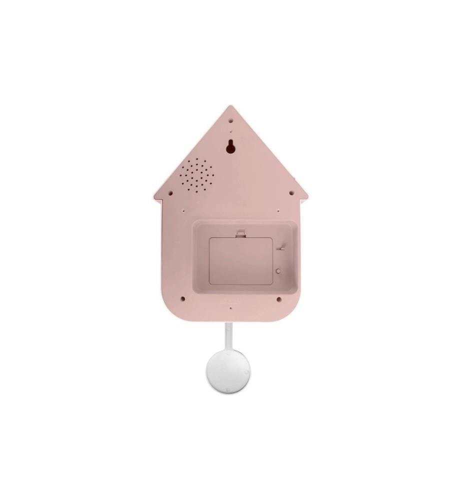 KARLSSON - Horloge murale Dupla Color Cuckoo Soft Pink and Cobalt Blue