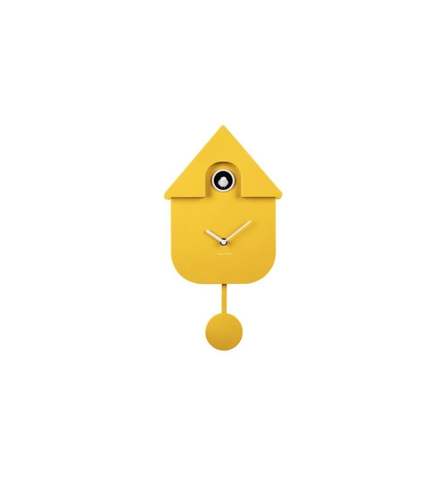 KARLSSON - Wanduhr Kuckuck Bright Yellow