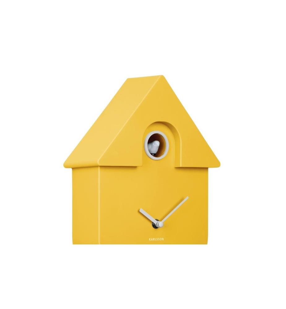 KARLSSON - Wanduhr Kuckuck Bright Yellow