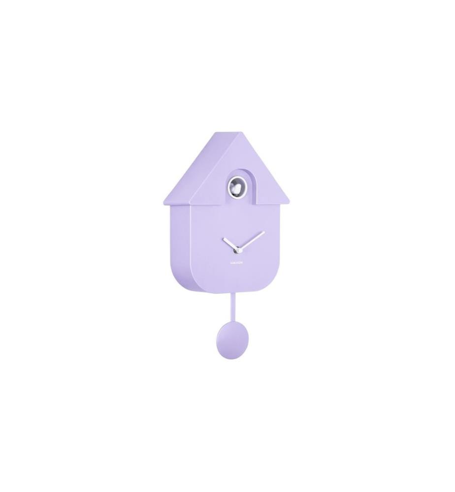 KARLSSON - Wanduhr Kuckuck Soft Purple