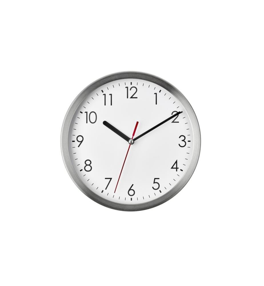 TFA DOSTMANN - Wanduhr Silber