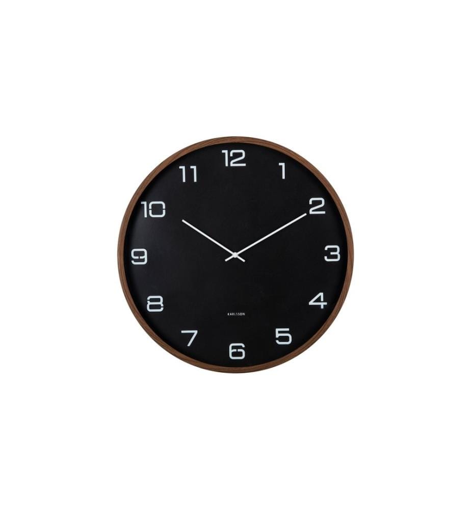 KARLSSON - Horloge murale Delicado 50 cm, noir