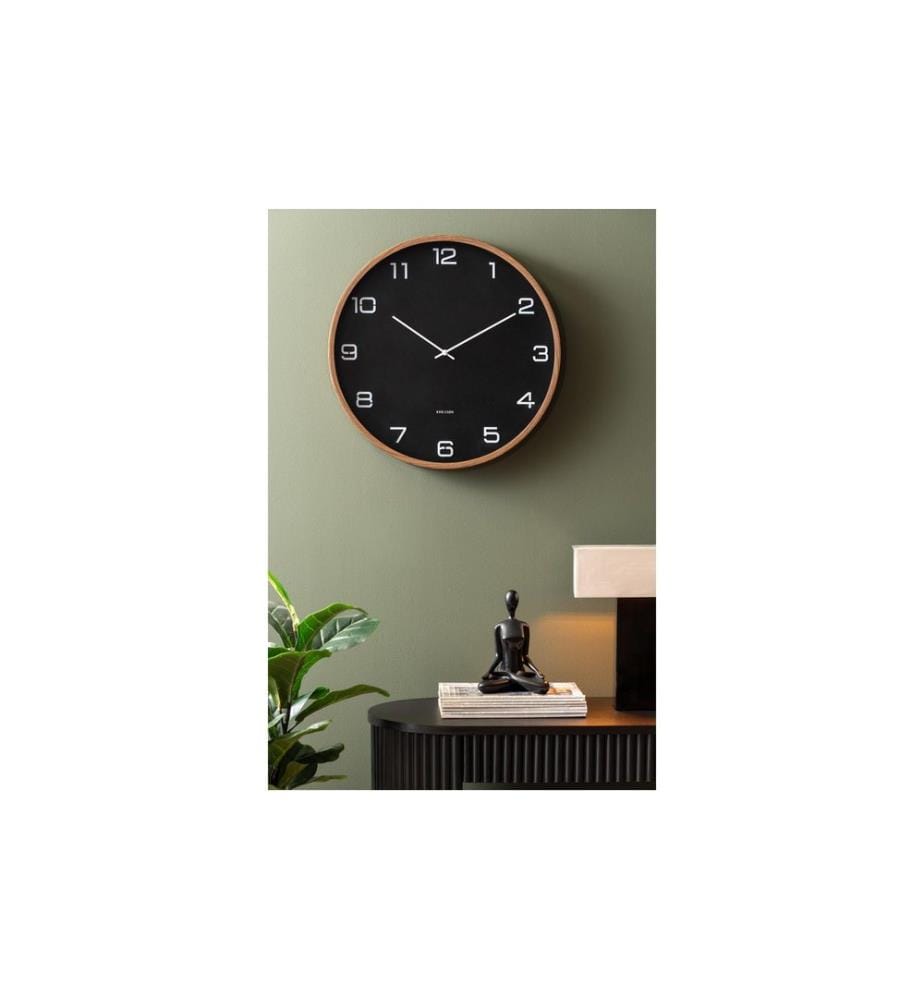 KARLSSON - Horloge murale Delicado 50 cm, noir