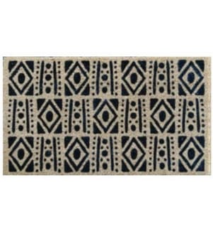 DAMECO - Fussmatte Ethno 50 cm x 75 cm