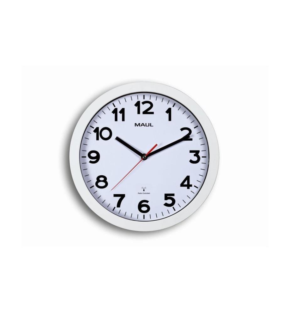 MAUL - Wanduhr MAUL -step Ø 30 cm Weiss