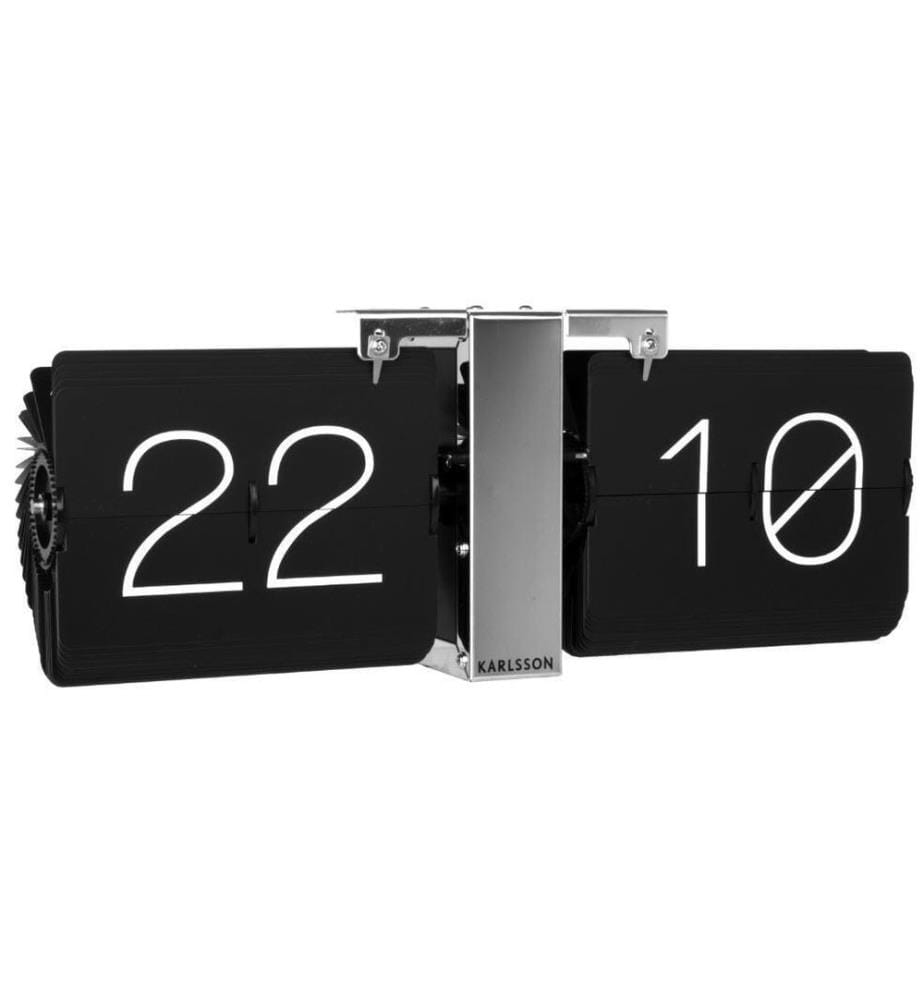 KARLSSON - Horloge murale No Case Noir