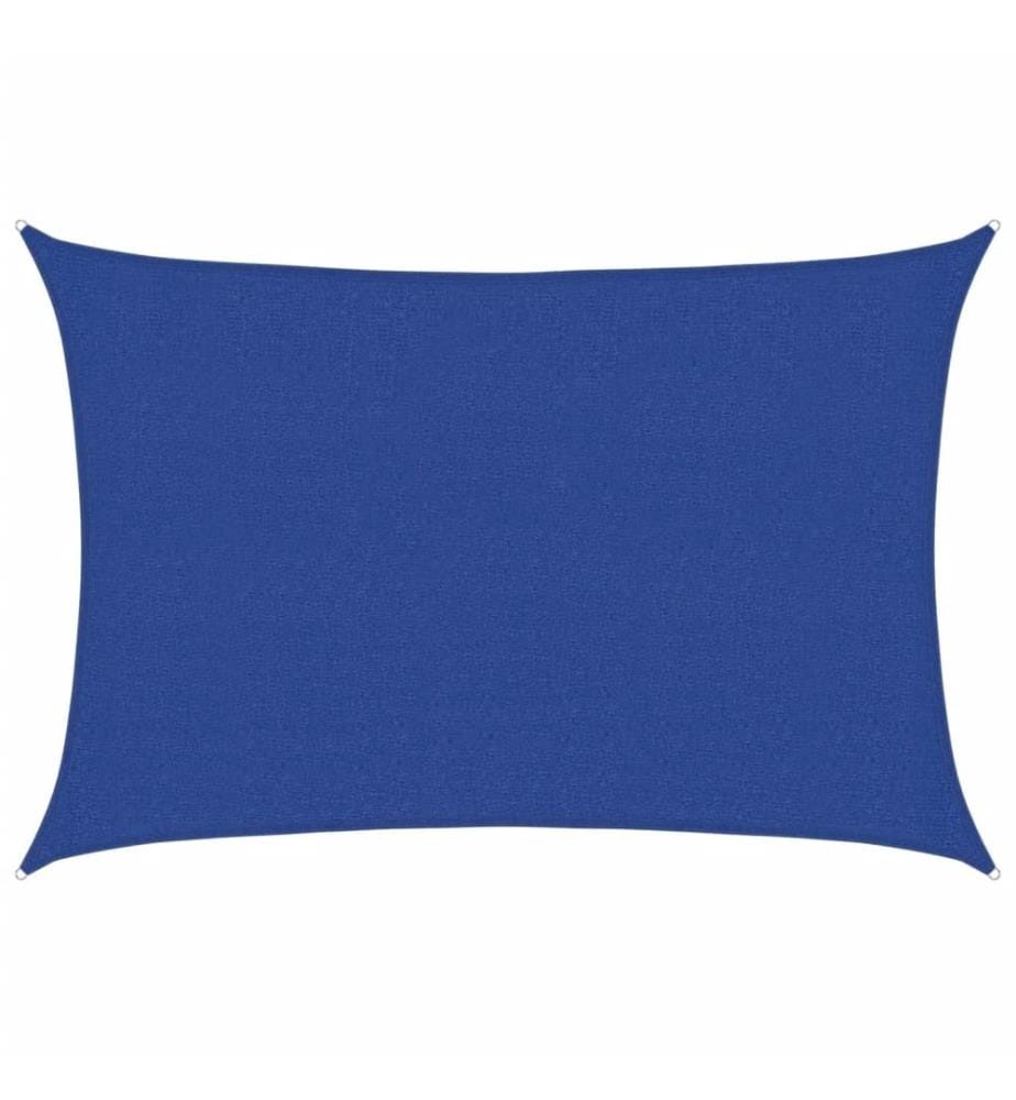 vidaXL Sonnensegel 160 g/m² Blau 2,5x3,5 m HDPE