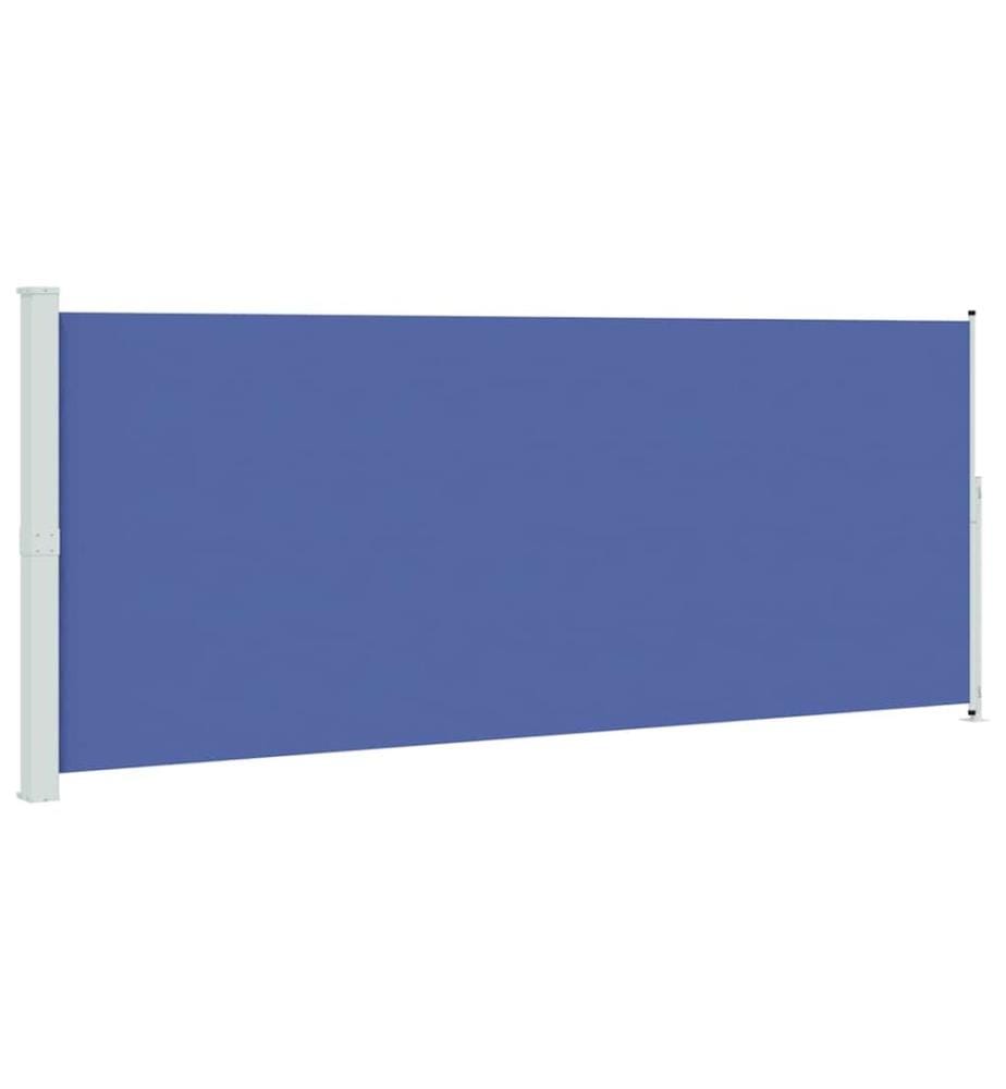 vidaXL Seitenmarkise Ausziehbar 200x500 cm Blau