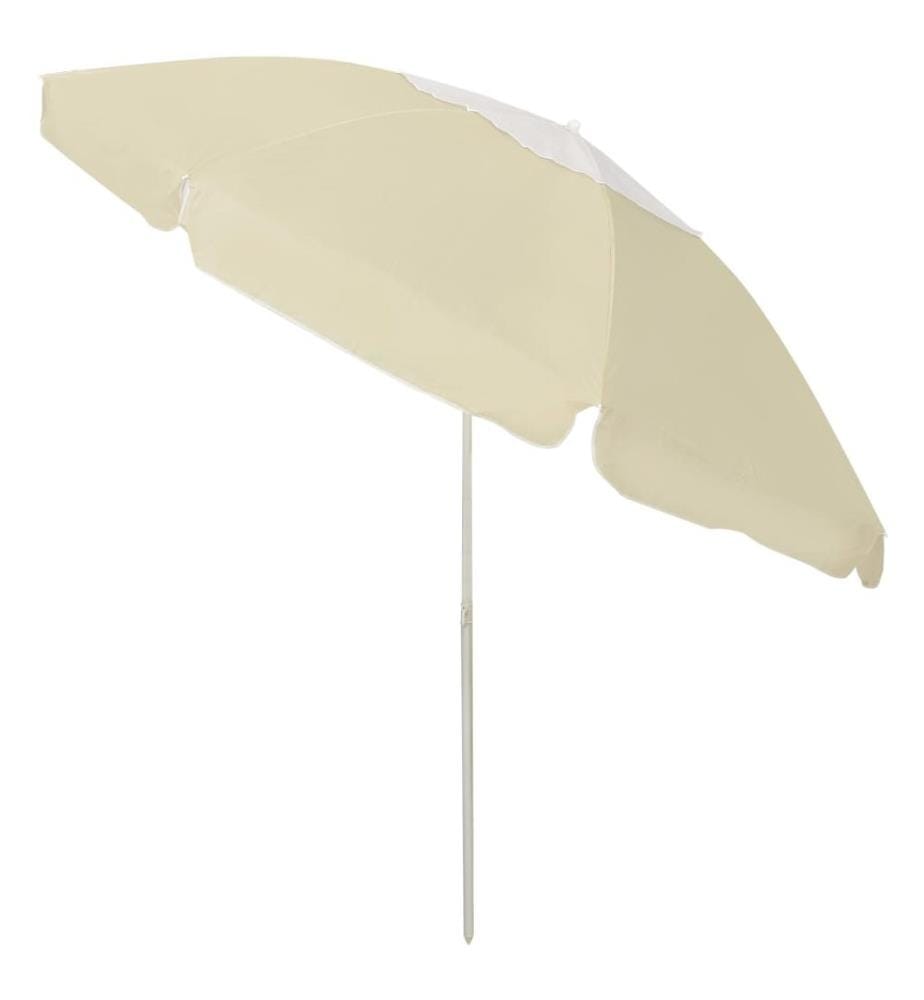 vidaXL Parasol de plage jaune sable 240 cm